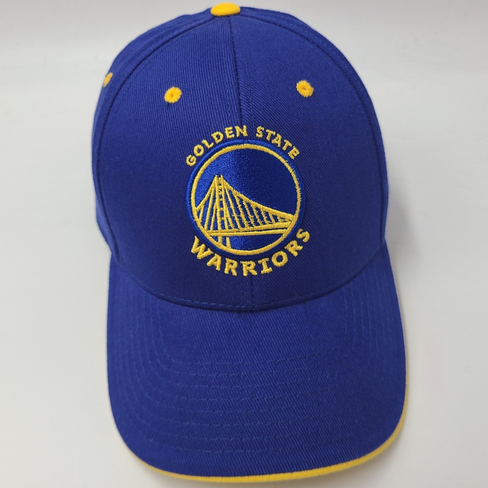 Golden State Warriors Hat Adjustable Fan Favorite Blue Yellow NBA Basketball Men
